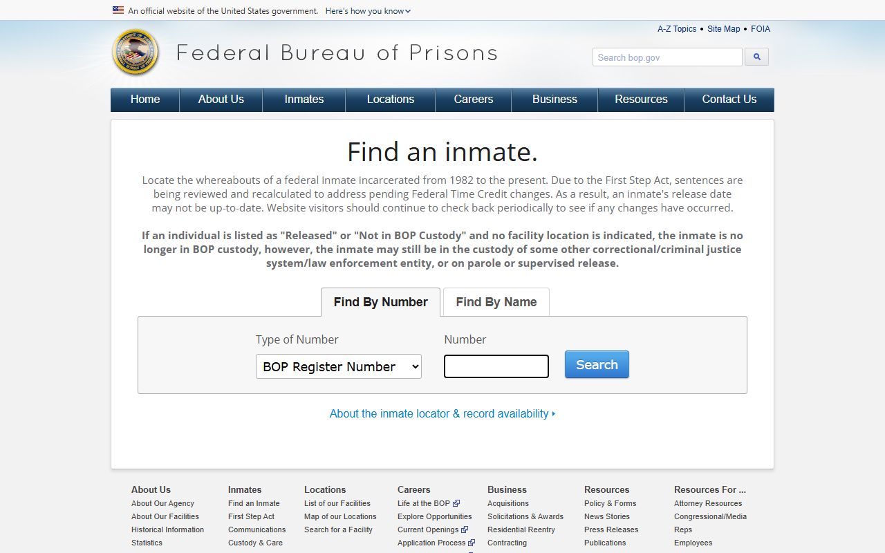 Kings County federal inmate lookup BOP locator without county mugshots